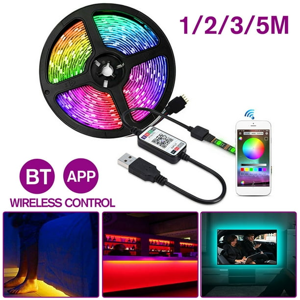 5V USB Power LED Strip Lights 5050 RGB TV Backlight Bluetooth APP Remote Music 5V USB Power LED Strip Lights 5050 RGB TV Backlight Bluetooth APP Remote Music